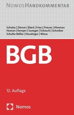 bokomslag Burgerliches Gesetzbuch: Handkommentar