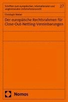 bokomslag Der Europaische Rechtsrahmen Fur Close-Out-Netting-Vereinbarungen