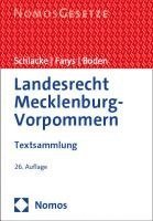 bokomslag Landesrecht Mecklenburg-Vorpommern