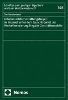 bokomslag Urheberrechtliche Haftungsfragen im Internet unter dem Gesichtspunkt der Werbefinanzierung illegaler Geschäftsmodelle