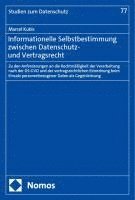 bokomslag Informationelle Selbstbestimmung zwischen Datenschutz- und Vertragsrecht