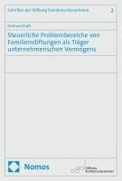 bokomslag Steuerliche Problembereiche von Familienstiftungen als Träger unternehmerischen Vermögens