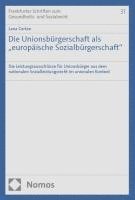 bokomslag Die Unionsbürgerschaft als 'europäische Sozialbürgerschaft'