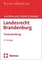 bokomslag Landesrecht Brandenburg: Textsammlung