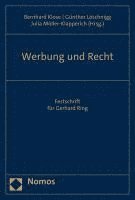 Werbung Und Recht: Festschrift Fur Gerhard Ring