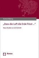 bokomslag "Dass die Luft die Erde frisst..."