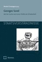 bokomslag Georges Sorel: Auf Der Suche Nach Einer Politik Der Erhabenheit