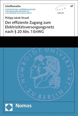 Der Effiziente Zugang Zum Elektrizitatsversorgungsnetz Nach 20 Abs. 1 Enwg 1