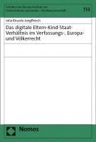 Das Digitale Eltern-Kind-Staat-Verhaltnis Im Verfassungs-, Europa- Und Volkerrecht 1