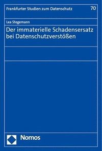 bokomslag Der immaterielle Schadensersatz bei Datenschutzverstößen