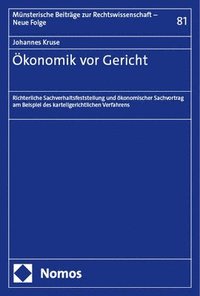 bokomslag Ökonomik vor Gericht
