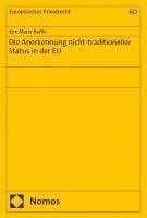 bokomslag Die Anerkennung nicht-traditioneller Status in der EU