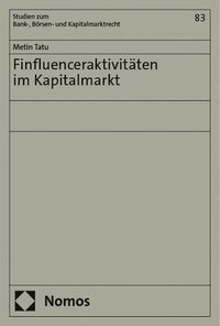 bokomslag Tatu, M: Finfluenceraktivitäten im Kapitalmarkt
