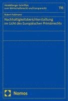 Nachhaltigkeitsberichterstattung Im Licht Des Europaischen Primarrechts 1