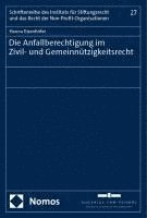 bokomslag Die Anfallberechtigung Im Zivil- Und Gemeinnutzigkeitsrecht