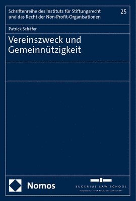 bokomslag Vereinszweck Und Gemeinnutzigkeit