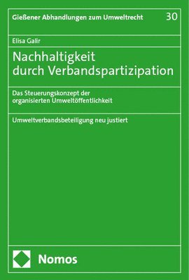 bokomslag Nachhaltigkeit durch Verbandspartizipation