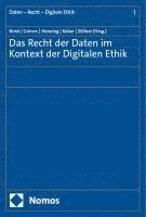 bokomslag Das Recht Der Daten Im Kontext Der Digitalen Ethik