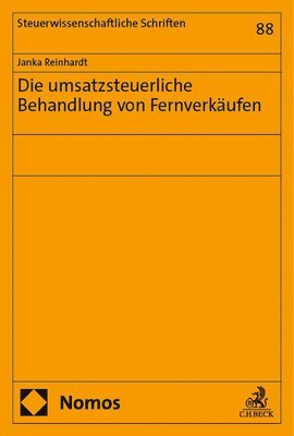bokomslag Reinhardt, J: Die umsatzsteuerliche Behandlung von Fernverkä
