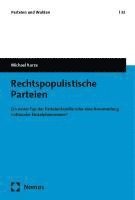 bokomslag Rechtspopulistische Parteien