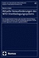 bokomslag Aktuelle Herausforderungen des WTO-Streitbeilegungssystems