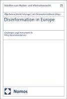 bokomslag Disinformation in Europe