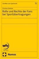 bokomslag Rolle und Rechte der Fans bei Sportübertragungen