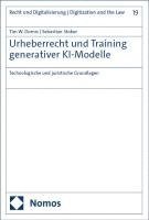 Tim W. Dornis, Sebastian Stober - Urheberrecht und Training generativer KI-Modelle, Häftad
