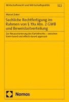 bokomslag Sachliche Rechtfertigung im Rahmen von § 19a Abs. 2 GWB und Beweislastverteilung