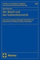 bokomslag Der Brexit und das Subventionsrecht