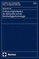bokomslag Einflussmöglichkeiten der Aktionäre auf die Nachhaltigkeitsstrategie