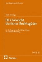 Malte Zurbrügg - Das Gewicht tierlicher Rechtsgüter, Inbunden