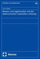 bokomslag Beweis und Legitimation mit der elektronischen notariellen Urkunde