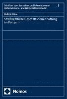 bokomslag Strafrechtliche Geschäftsherrenhaftung im Konzern