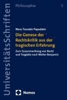 bokomslag Die Genese der Rechtskritik aus der tragischen Erfahrung