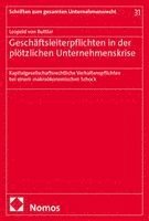 bokomslag Geschäftsleiterpflichten in der plötzlichen Unternehmenskrise