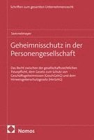 bokomslag Geheimnisschutz in der Personengesellschaft