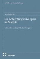 Die Anfechtungsprivilegien im StaRUG