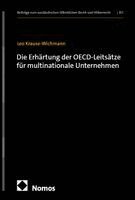 Leo Krause-Wichmann - Die Erhärtung der OECD-Leitsätze für multinationale Unternehmen, Inbunden. Tillgänglighet: Lägg i varukorg