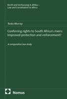 Ruda Murray - Conferring rights to South Africa's rivers: Improved protection and enforcement?, Häftad