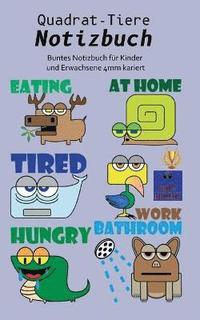 bokomslag Quadrat-Tiere Notizbuch