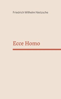 bokomslag Ecce Homo