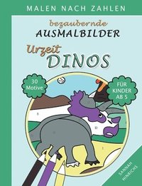 bokomslag Bezaubernde Ausmalbilder Malen nach Zahlen - Urzeit-Dinos