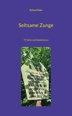 bokomslag Seltsame Zunge: 77 Tafeln mit Dialekttexten
