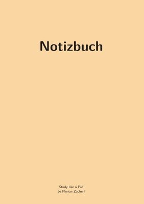 bokomslag Pro-Notizbuch (beige)