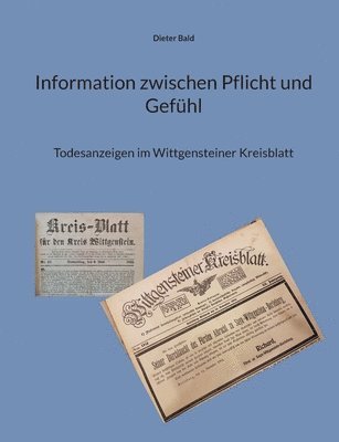 Dieter Bald - Information zwischen Pflicht und Gefühl, Häftad