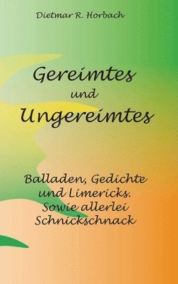 bokomslag Gereimtes und Ungereimtes