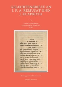 bokomslag Gelehrtenbriefe an J. P. A. Rémusat und J. Klaproth