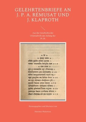 bokomslag Gelehrtenbriefe an J. P. A. Rémusat und J. Klaproth