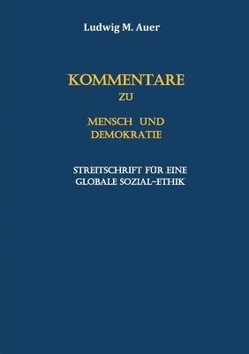 bokomslag Kommentare zu Mensch und Demokratie